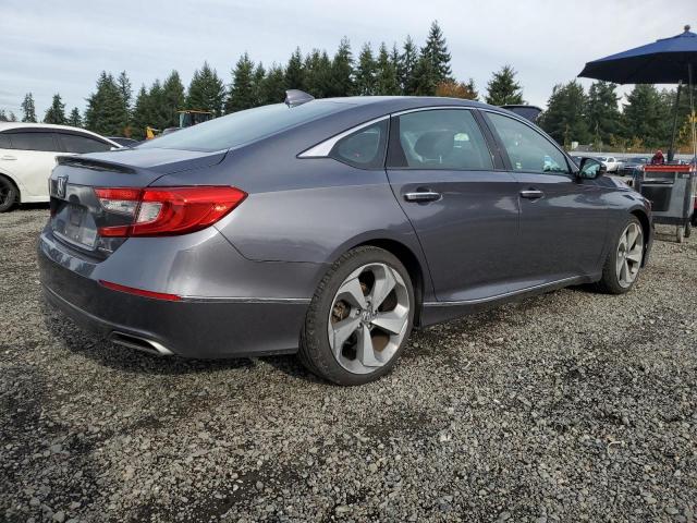 1HGCV1F91JA076818 - 2018 HONDA ACCORD TOURING Сұр фото 3