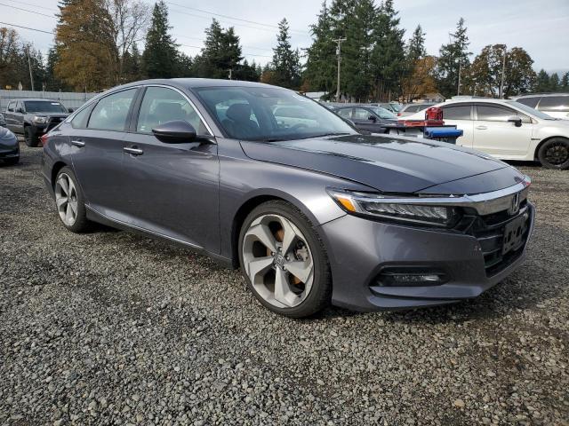 1HGCV1F91JA076818 - 2018 HONDA ACCORD TOURING Сұр фото 4