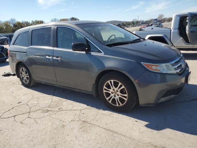 5FNRL5H40DB026673 - 2013 HONDA ODYSSEY EX GRAY photo 4