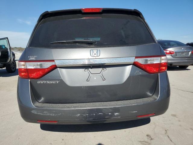 5FNRL5H40DB026673 - 2013 HONDA ODYSSEY EX GRAY photo 6