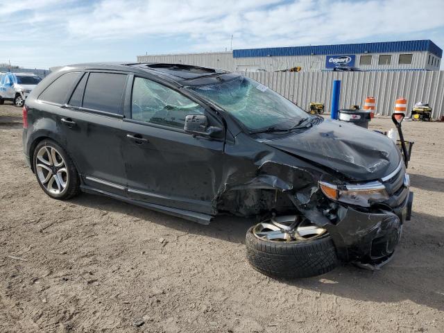 2FMDK4AK6BBA70313 - 2011 FORD EDGE SPORT BLACK photo 4