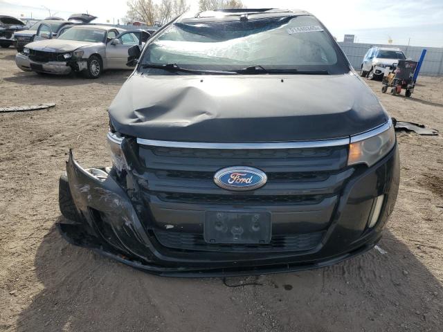 2FMDK4AK6BBA70313 - 2011 FORD EDGE SPORT BLACK photo 5
