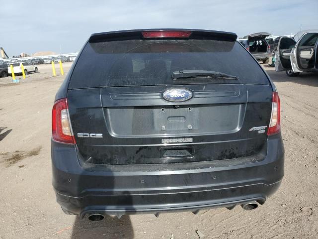 2FMDK4AK6BBA70313 - 2011 FORD EDGE SPORT BLACK photo 6