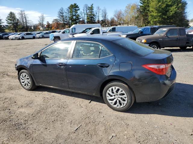 2T1BURHE5JC049171 - 2018 TOYOTA COROLLA L BLUE photo 2