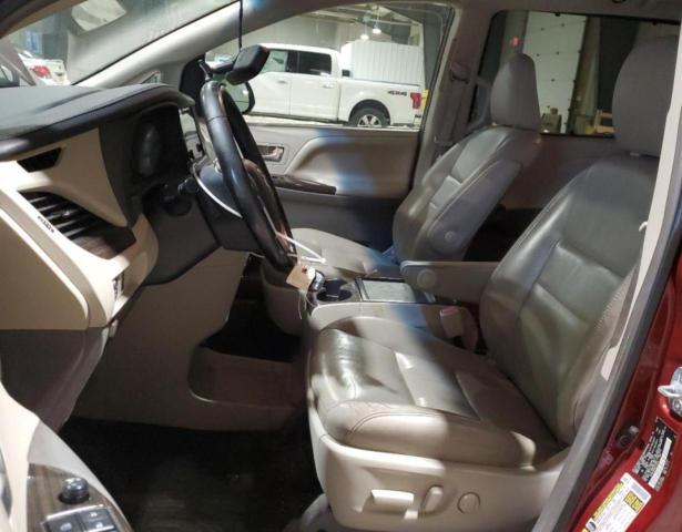 5TDYK3DC6GS712524 - 2016 TOYOTA SIENNA XLE RED photo 7