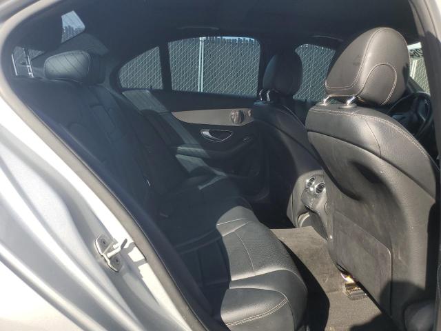 55SWF4KBXGU110952 - 2016 MERCEDES-BENZ C 300 4MATIC SILVER photo 10