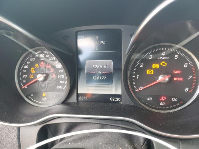 55SWF4KBXGU110952 - 2016 MERCEDES-BENZ C 300 4MATIC SILVER photo 9