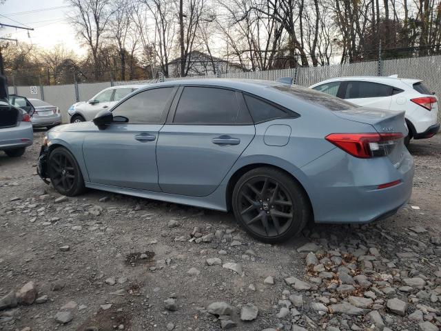 2HGFE2F50NH590358 - 2022 HONDA CIVIC SPORT BLUE photo 2