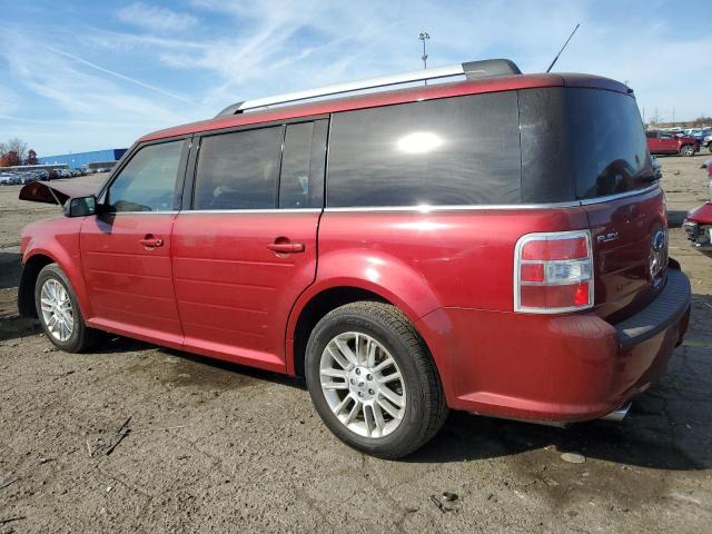 2FMGK5C87DBD39104 - 2013 FORD FLEX SEL RED photo 2