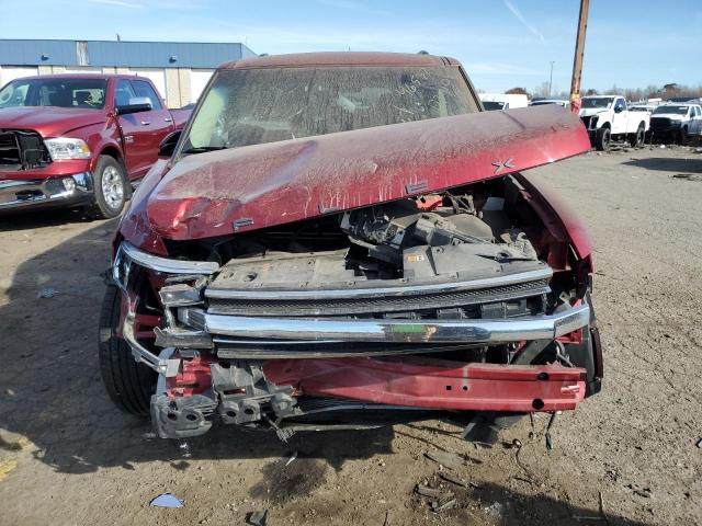 2FMGK5C87DBD39104 - 2013 FORD FLEX SEL RED photo 5