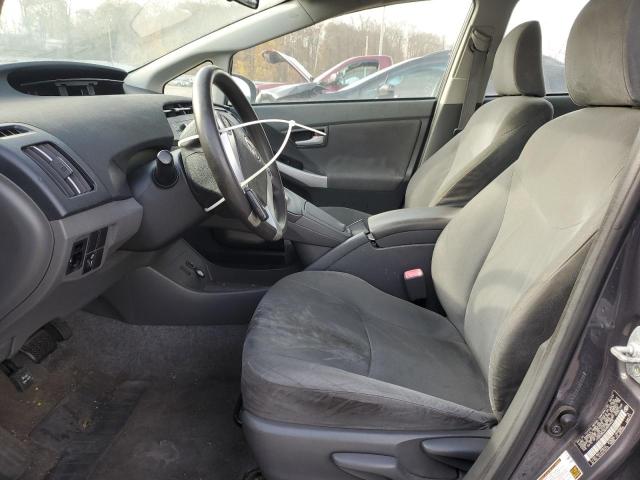 JTDKN3DU6A0055000 - 2010 TOYOTA PRIUS ნაცრისფერი ფოტო 7