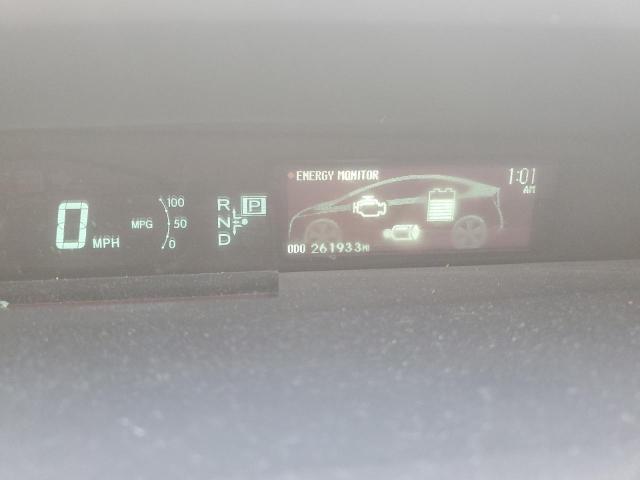 JTDKN3DU6A0055000 - 2010 TOYOTA PRIUS ნაცრისფერი ფოტო 9