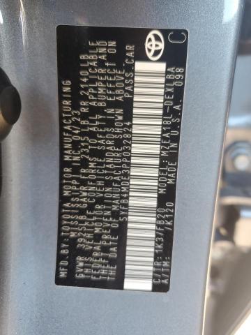 5YFB4MDE3PP032824 - 2023 TOYOTA COROLLA LE SILVER photo 12