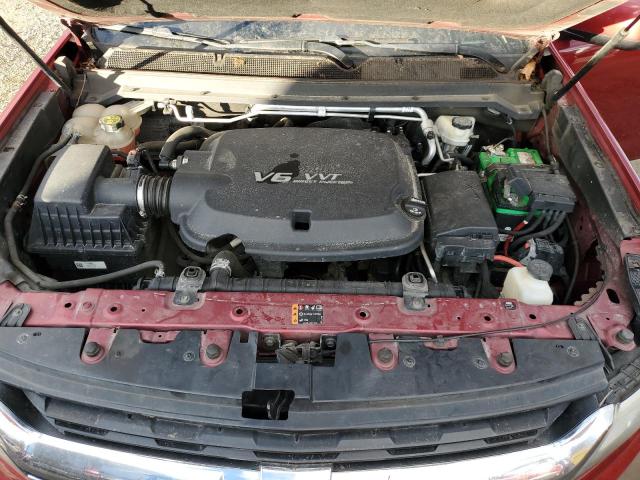 1GCGTCEN3H1199532 - 2017 CHEVROLET COLORADO LT BURGUNDY photo 11