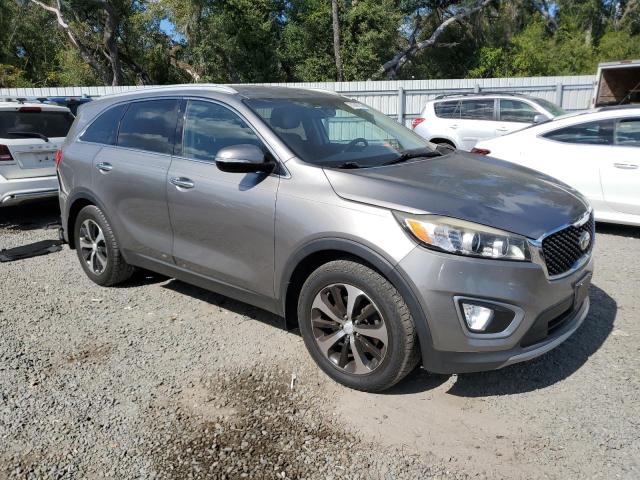 5XYPH4A57GG174516 - 2016 KIA SORENTO EX ნაცრისფერი ფოტო 4