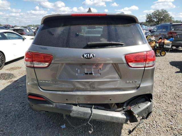 5XYPH4A57GG174516 - 2016 KIA SORENTO EX ნაცრისფერი ფოტო 6