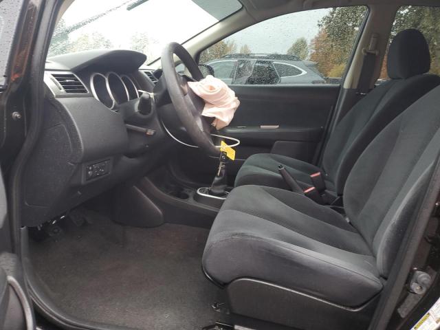 3N1BC1CP0AL456487 - 2010 NISSAN VERSA S BLACK photo 7