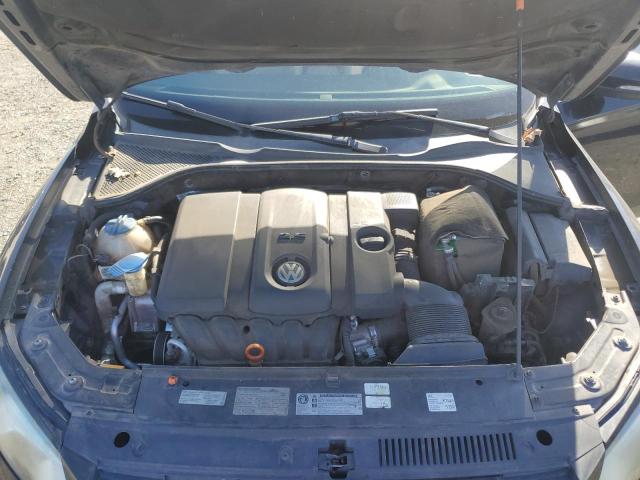 1VWBP7A34CC040488 - 2012 VOLKSWAGEN PASSAT SE BLACK photo 11