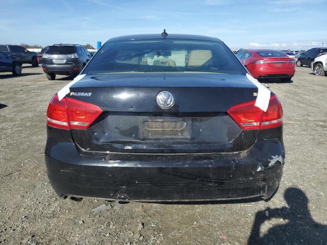 1VWBP7A34CC040488 - 2012 VOLKSWAGEN PASSAT SE BLACK photo 6