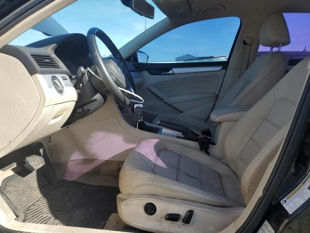 1VWBP7A34CC040488 - 2012 VOLKSWAGEN PASSAT SE BLACK photo 7