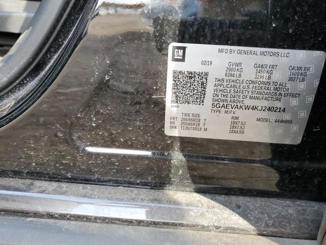 5GAEVAKW4KJ240214 - 2019 BUICK ENCLAVE ESSENCE 黑色 照片 13