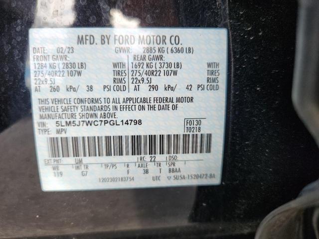 5LM5J7WC7PGL14798 - 2023 LINCOLN AVIATOR RESERVE 黑色 照片 14