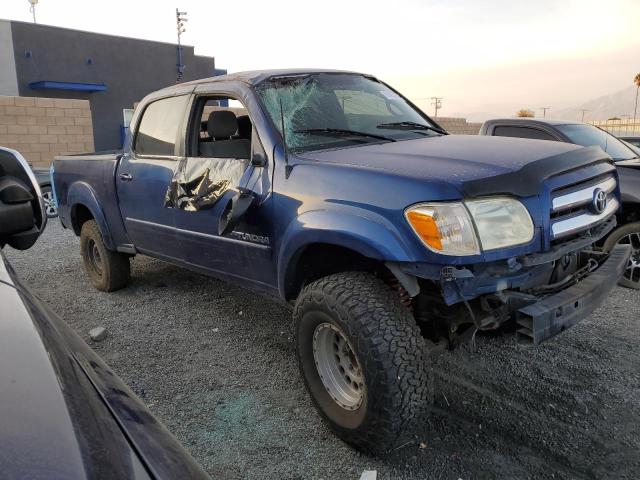 5TBET34175S492413 - 2005 TOYOTA TUNDRA DOUBLE CAB SR5 BLUE photo 4