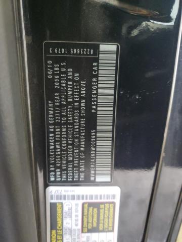 WVWEV7AJ6BW009695 - 2011 VOLKSWAGEN GTI შავი ფოტო 13