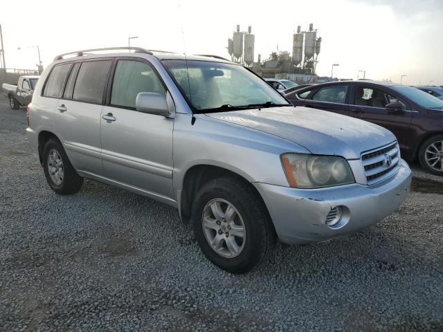 JTEGF21A810021000 - 2001 TOYOTA HIGHLANDER SILVER photo 4