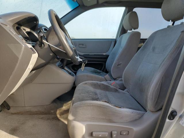 JTEGF21A810021000 - 2001 TOYOTA HIGHLANDER SILVER photo 7