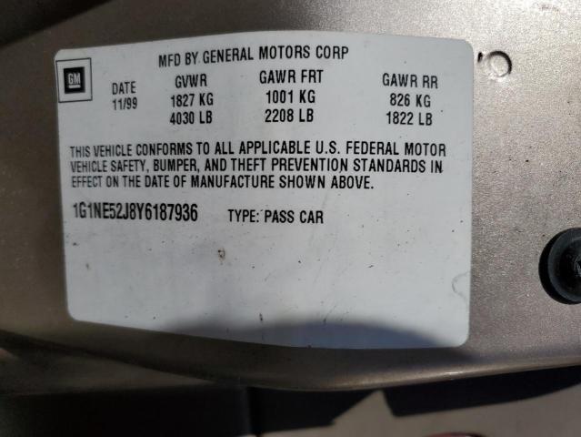 1G1NE52J8Y6187936 - 2000 CHEVROLET MALIBU LS GOLD photo 12