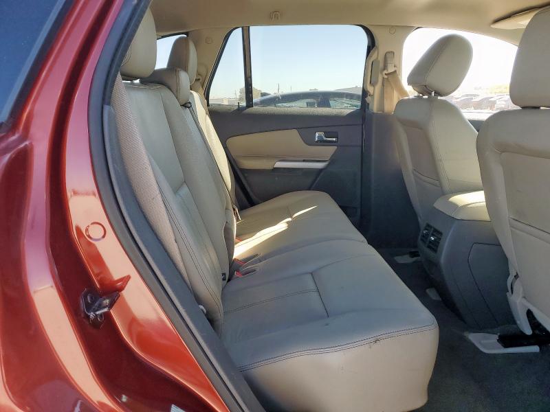 2FMDK3JC2EBA65391 - 2014 FORD EDGE SEL ORANGE photo 11