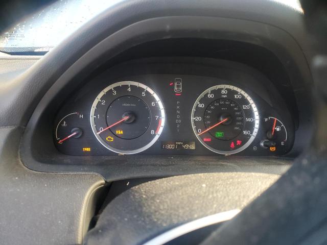 1HGCP26839A026165 - 2009 HONDA ACCORD EXL SILVER photo 9