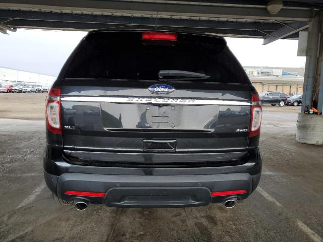 1FM5K8D88FGB52893 - 2015 FORD EXPLORER XLT BLACK photo 6