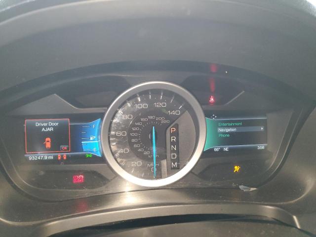 1FM5K8D88FGB52893 - 2015 FORD EXPLORER XLT BLACK photo 9