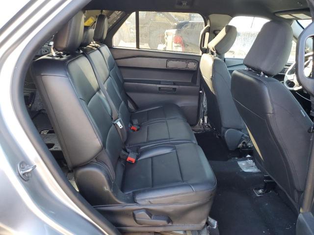 1FM5K8ABXMGB04826 - 2021 FORD EXPLORER POLICE INTERCEPTOR Сріблястий фото 10