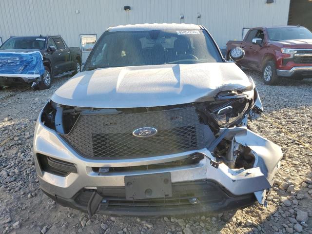 1FM5K8ABXMGB04826 - 2021 FORD EXPLORER POLICE INTERCEPTOR Сріблястий фото 5