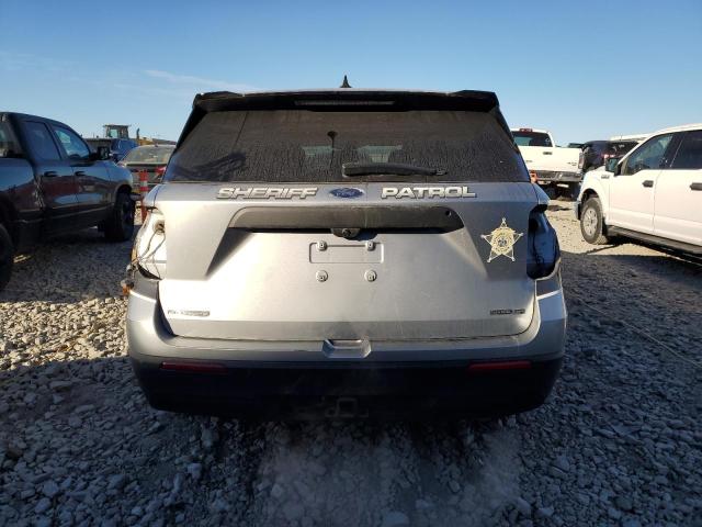 1FM5K8ABXMGB04826 - 2021 FORD EXPLORER POLICE INTERCEPTOR Сріблястий фото 6