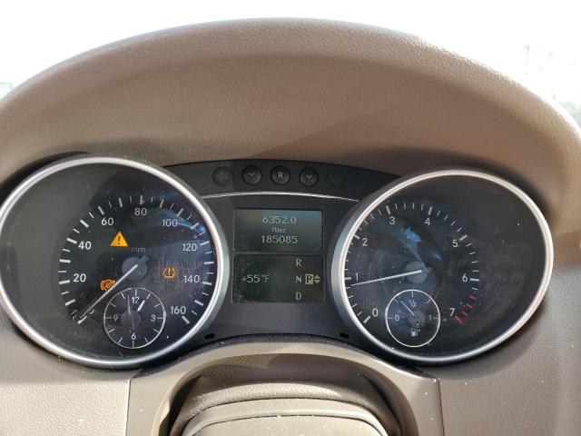 4JGBB86E28A354771 - 2008 MERCEDES-BENZ ML 350 BLACK photo 9