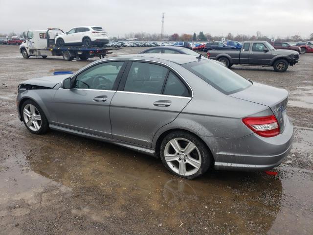 WDDGF81X29F346235 - 2009 MERCEDES-BENZ C 300 4MATIC SILVER photo 2
