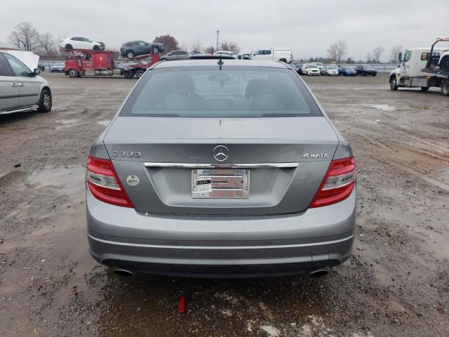 WDDGF81X29F346235 - 2009 MERCEDES-BENZ C 300 4MATIC SILVER photo 6