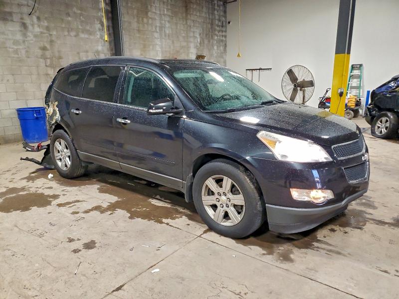 1GNKVGED2CJ203752 - 2012 CHEVROLET TRAVERSE LT 黑色 照片 4
