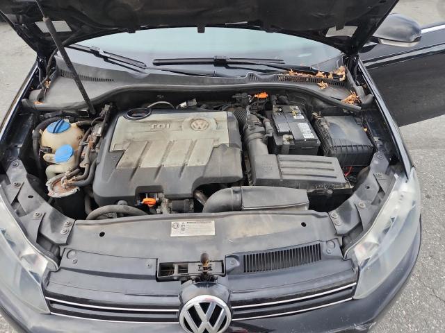3VWML7AJ6CM712682 - 2012 VOLKSWAGEN JETTA TDI BLACK photo 11