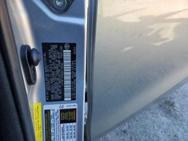 4T1BF1FK5GU116492 - 2016 TOYOTA CAMRY LE SILVER photo 12