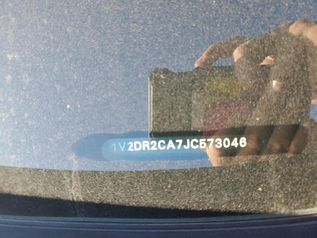 1V2DR2CA7JC573046 - 2018 VOLKSWAGEN ATLAS SE أسود صورة 13