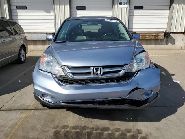 5J6RE4H76AL058917 - 2010 HONDA CR-V EXL BLUE photo 5