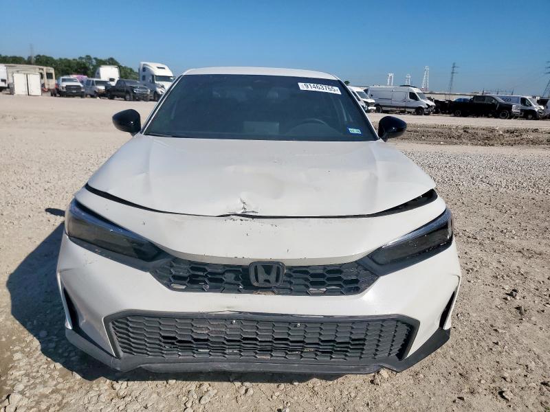 2HGFE2F5XSH542913 - 2025 HONDA CIVIC SPORT თეთრი ფოტო 5