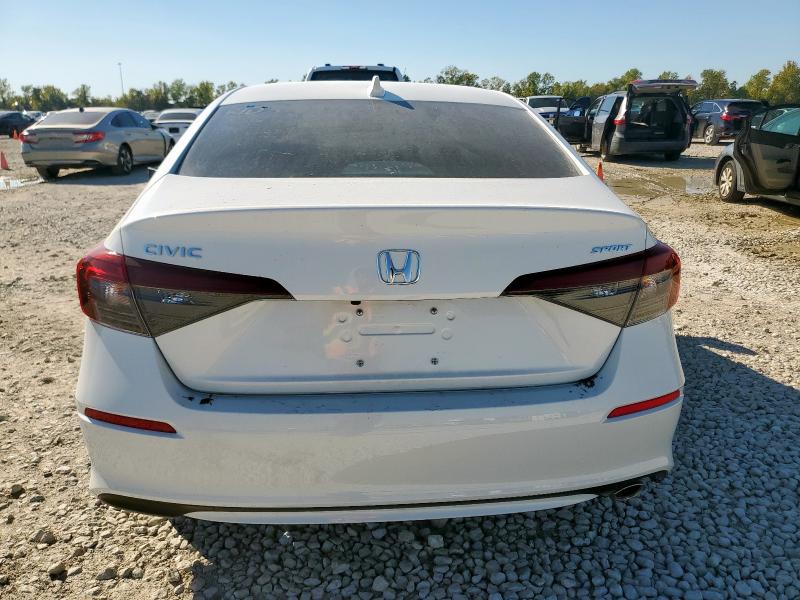 2HGFE2F5XSH542913 - 2025 HONDA CIVIC SPORT თეთრი ფოტო 6