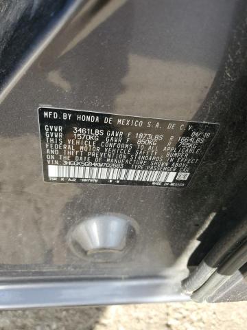 3HGGK5G84KM702583 - 2019 HONDA FIT EX 灰色 照片 12