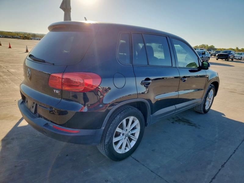 WVGAV7AX3HK044953 - 2017 VOLKSWAGEN TIGUAN S BLACK photo 3